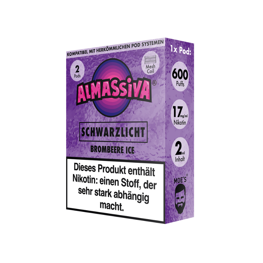 Al Massiva ELFA Pods - Schwarzlicht | 2 Stück - Smoke & Co.