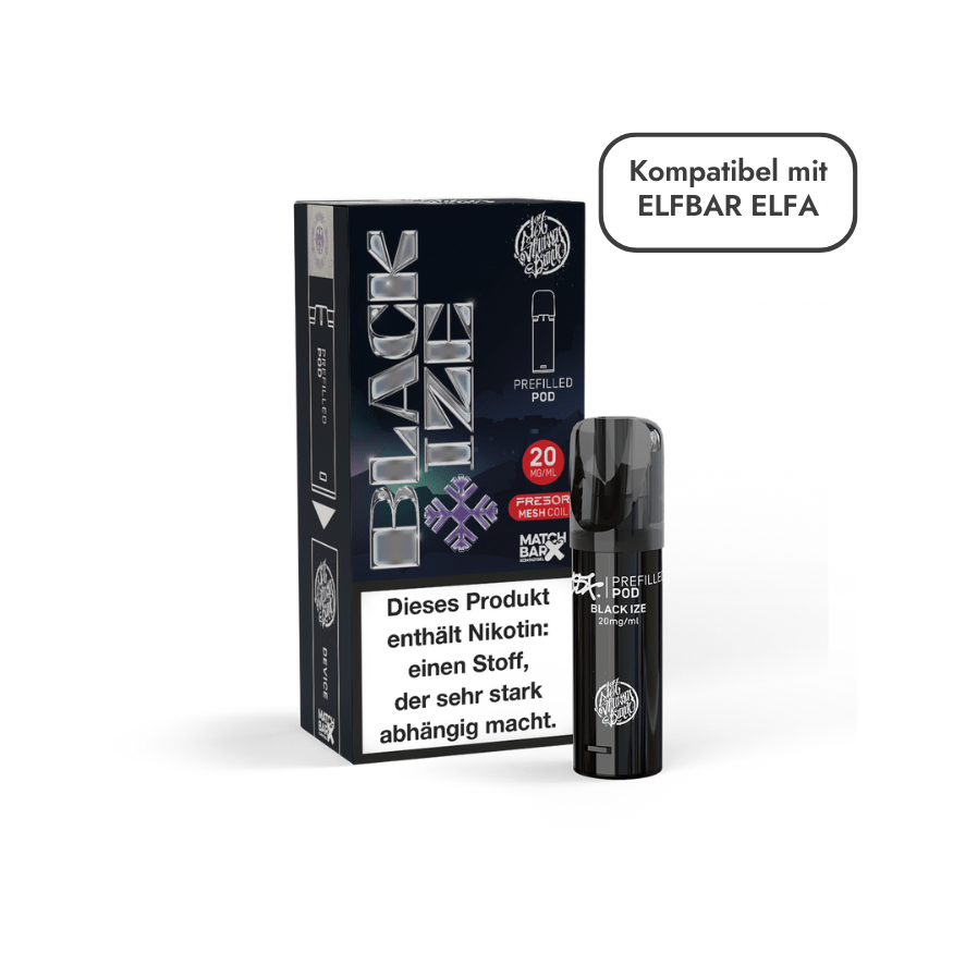 187 Prefilled Pod - Black Ize (Brombeere, Eis) | 1 Stück - Smoke & Co.
