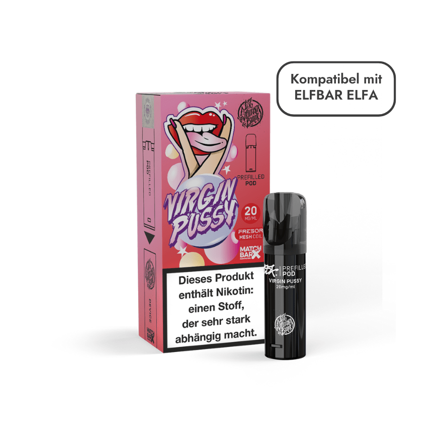 187 Prefilled Pod - Virgin Pussy (Erdbeere mit Frische) | 1 Stück - Smoke & Co.