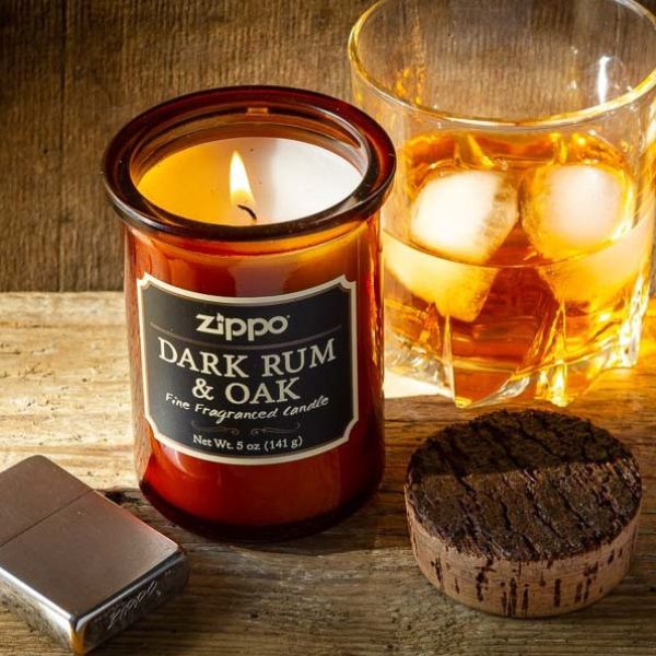 Duftkerze - Dark Rum & Oak