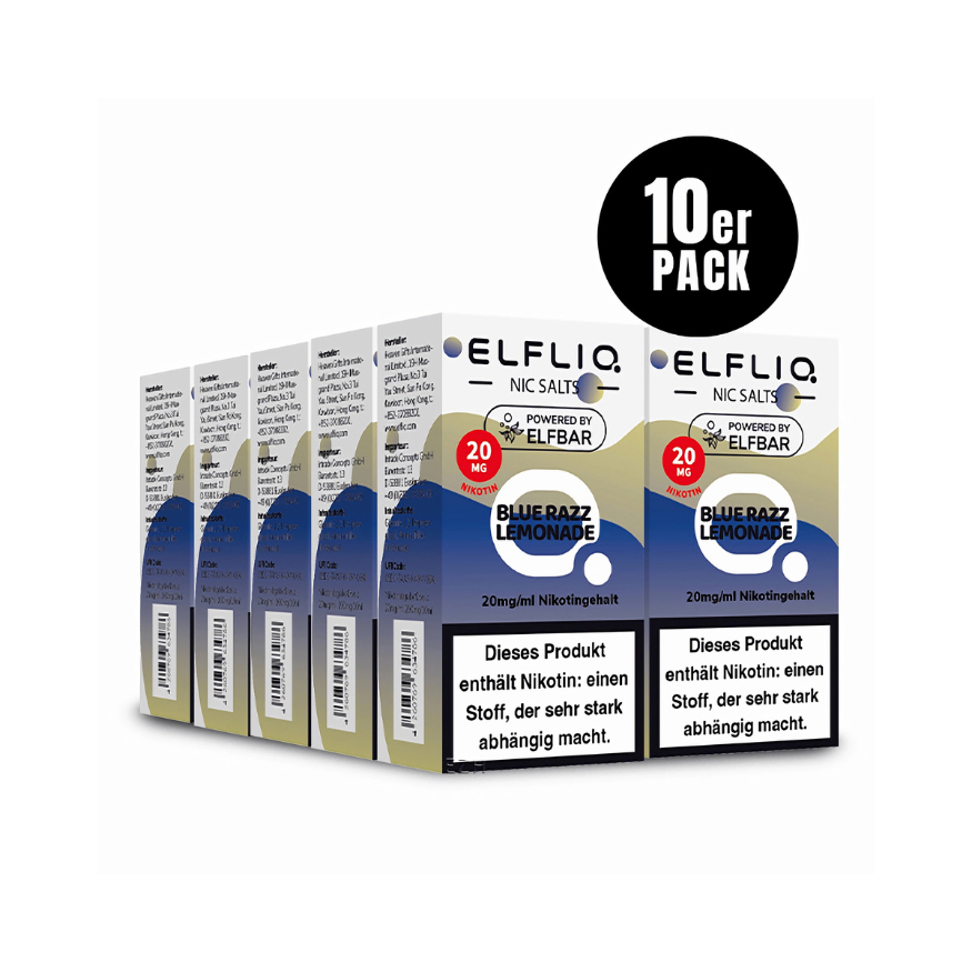 ELFLIQ - 10x Blue Razz Lemonade | Liquid | Spar Bundle - Smoke & Co.
