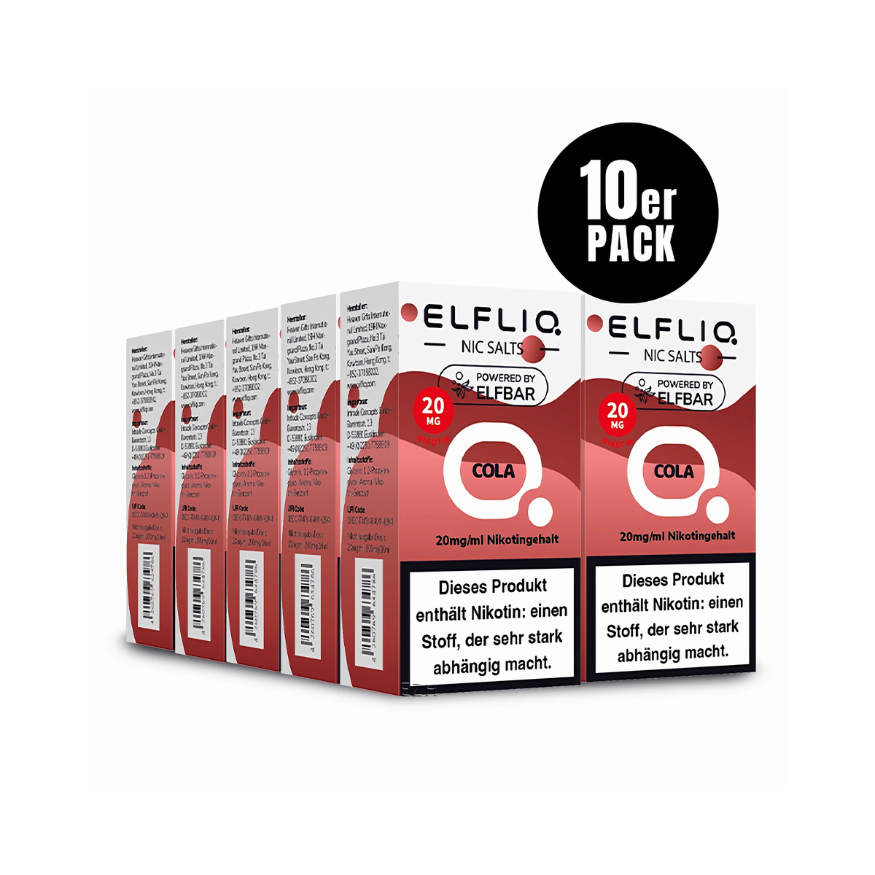 ELFLIQ - 10x Cola | Liquid | Spar Bundle - Smoke & Co.