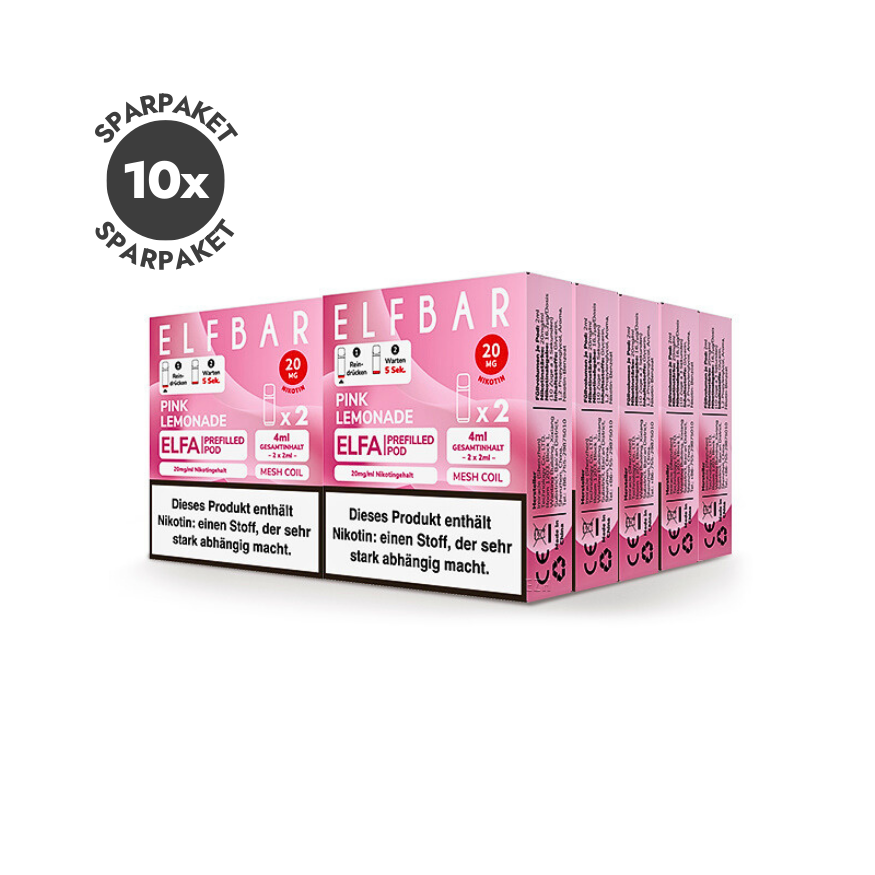 Elfbar ELFA Pods - 10x Pink Lemonade | Spar Paket