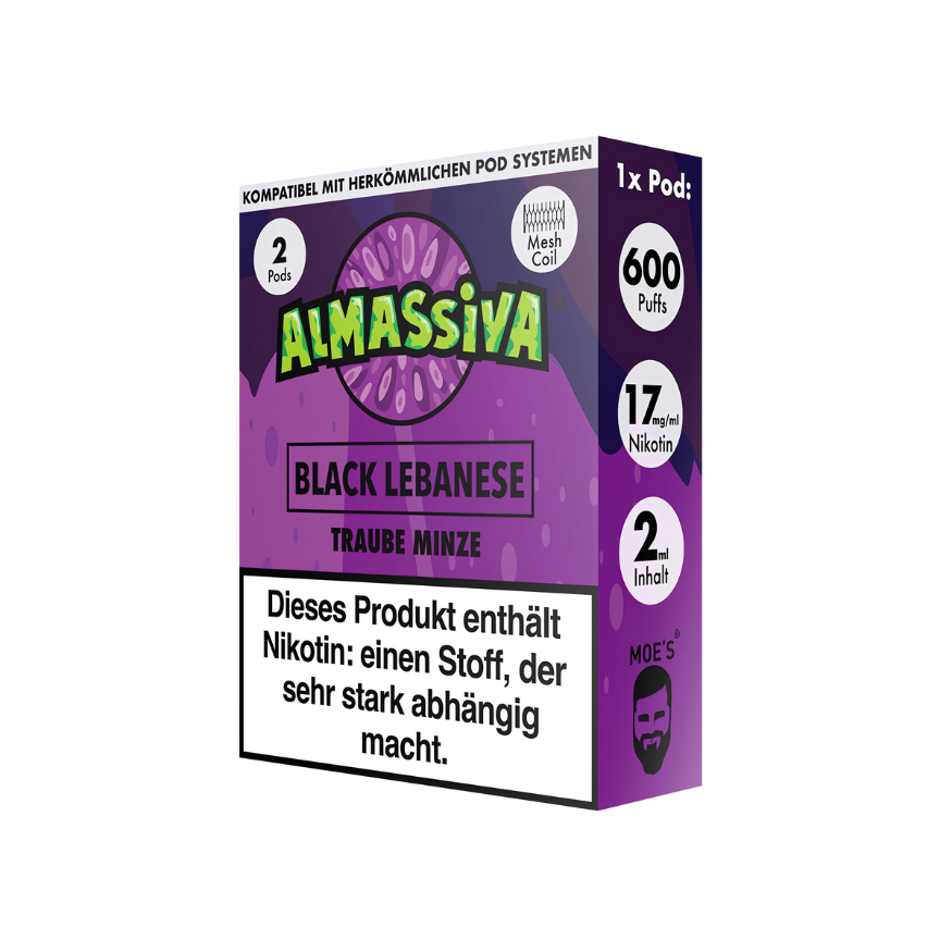 Al Massiva ELFA Pods - Black Lebanese | 2 Stück - Smoke & Co.