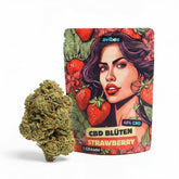 avibes Strawberry CBD Blüten 45 Prozent 1g Produktbild