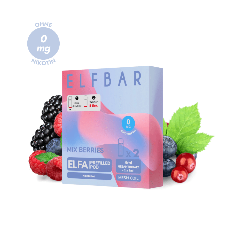 ELFA Pods | Nikotinfrei - Mix Berries (2 Stück) - Smoke & Co.