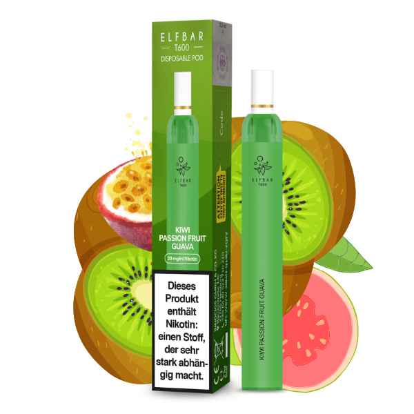 Elfbar T600 | Kiwi Passionfruit Guava - Smoke & Co.