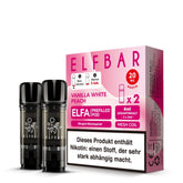 Elfbar ELFA Pods Vanilla White Peach 2er Pack 20mg