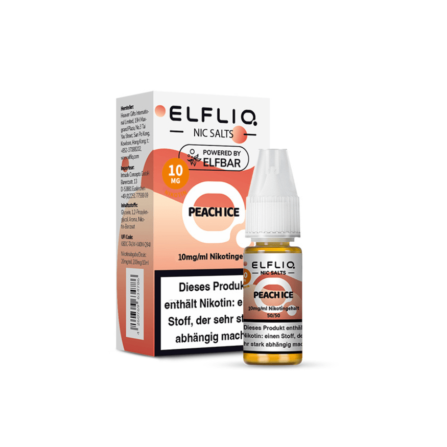 ELFLIQ - Peach Ice | Liquid | 10mg - Smoke & Co.