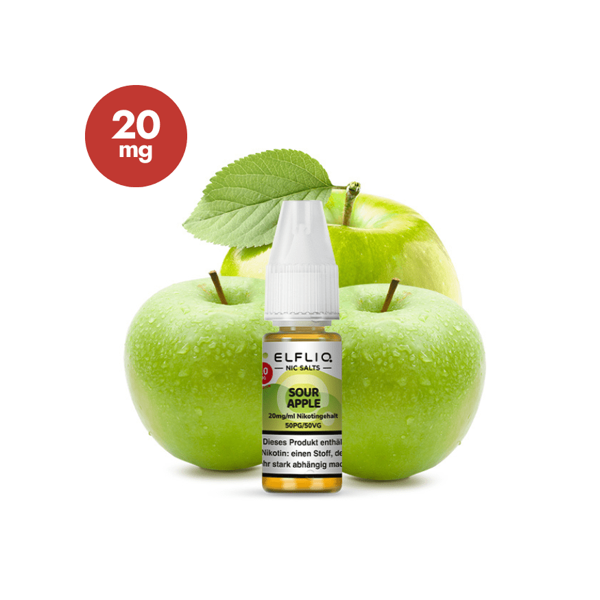ELFLIQ - Sour Apple | Liquid | 20mg - Smoke & Co.