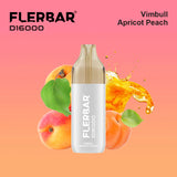 Flerbar D16000 - Vimbull Apricot Peach | Big Puff