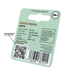 Cannabis Samen | Sour Diesel | Cali Seeds by Holy Hemp - Smoke & Co.