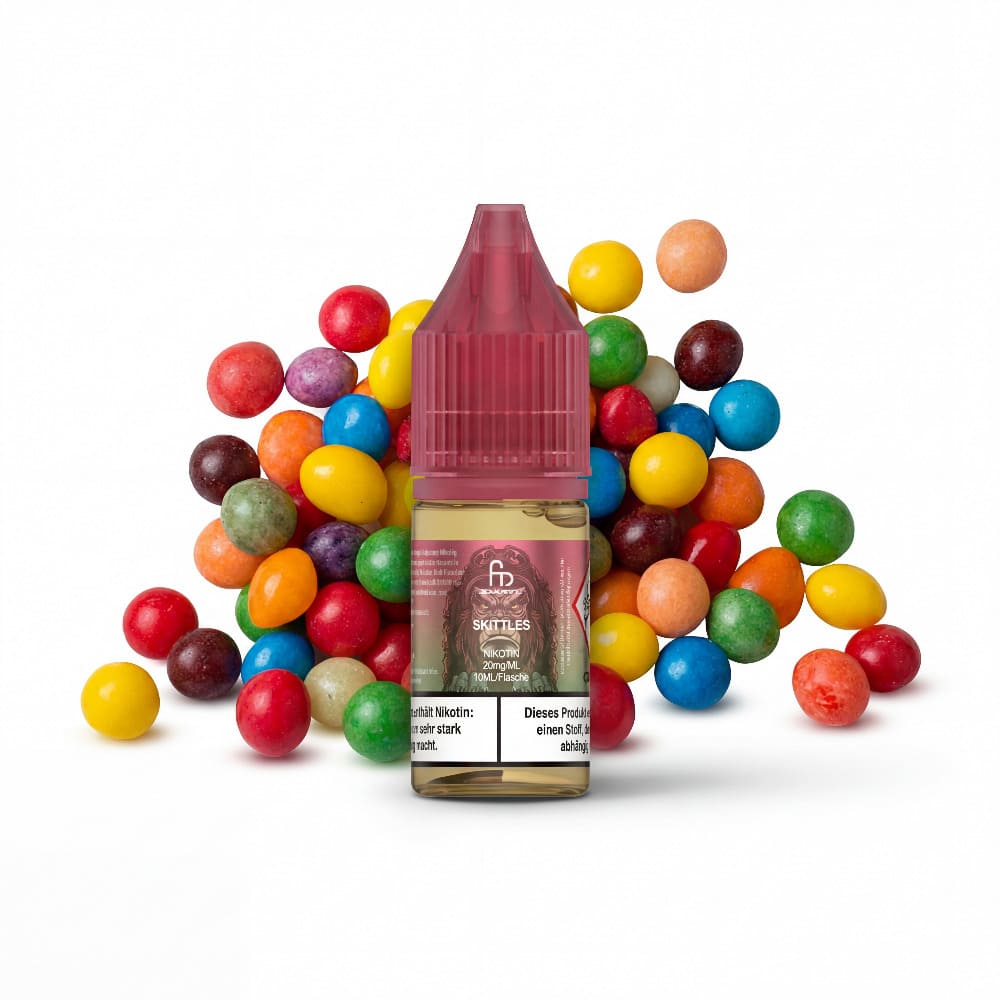 RandM Tornado Skittles Nikotinsalz Liquid 10ml mit Fruchtbonbon- und Candy-Profil