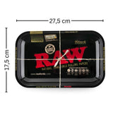 CLASSIC Black / Schwarz - Small - Rolling Tray / Drehunterlage - Smoke & Co.