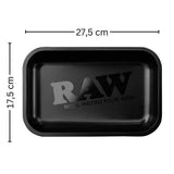 MATT Black / Schwarz - Small - Rolling Tray / Drehunterlage - Smoke & Co.