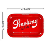 SMOKING RED - Small - Rolling Tray / Drehunterlage - Smoke & Co.