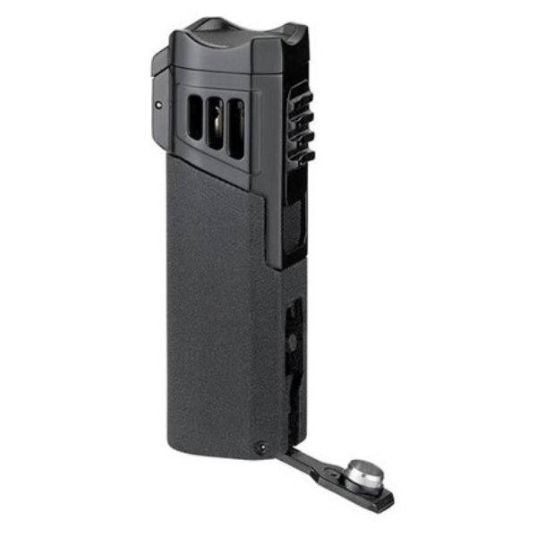 4x Jet Flame - Schwarz / Black Matt - Zigarrenfeuerzeug - Smoke & Co.