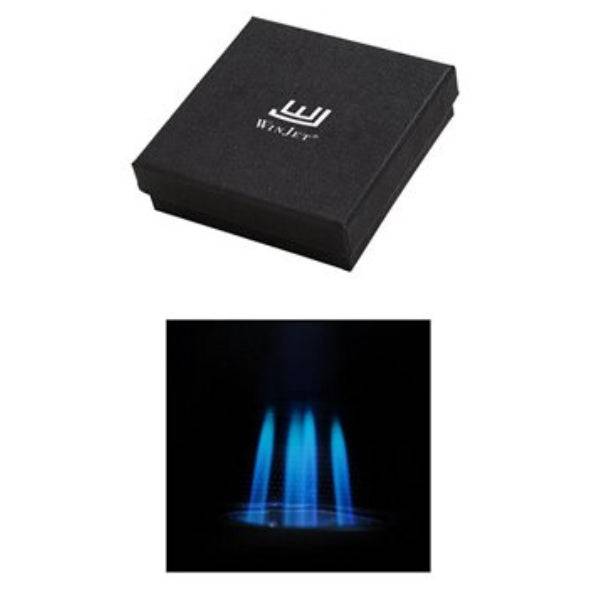 4x Jet Flame - Schwarz / Black Matt - Zigarrenfeuerzeug - Smoke & Co.