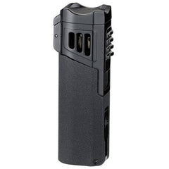 4x Jet Flame - Schwarz / Black Matt - Zigarrenfeuerzeug - Smoke & Co.