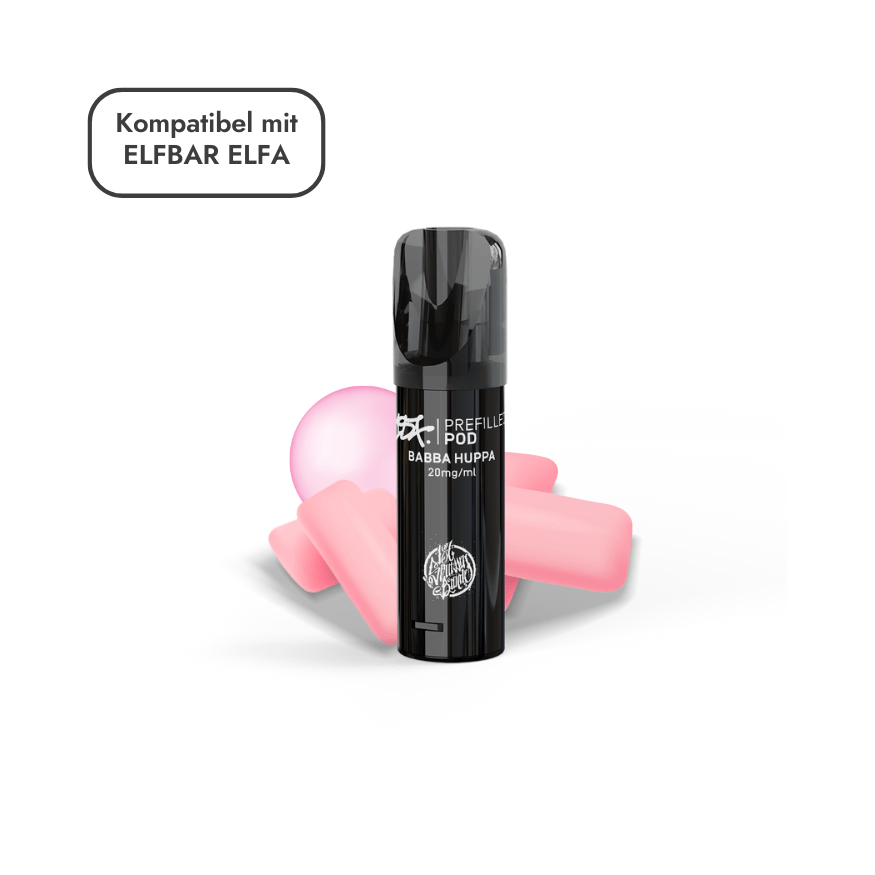 187 Prefilled Pod - Babba Huppa (Himbeer Kaugummi) | 1 Stück - Smoke & Co.