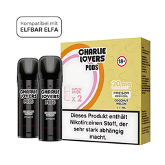 Charlie Lovers ELFA Pods - Coconut Melon | 2 Stück | ELFA kompatibel - Smoke & Co.