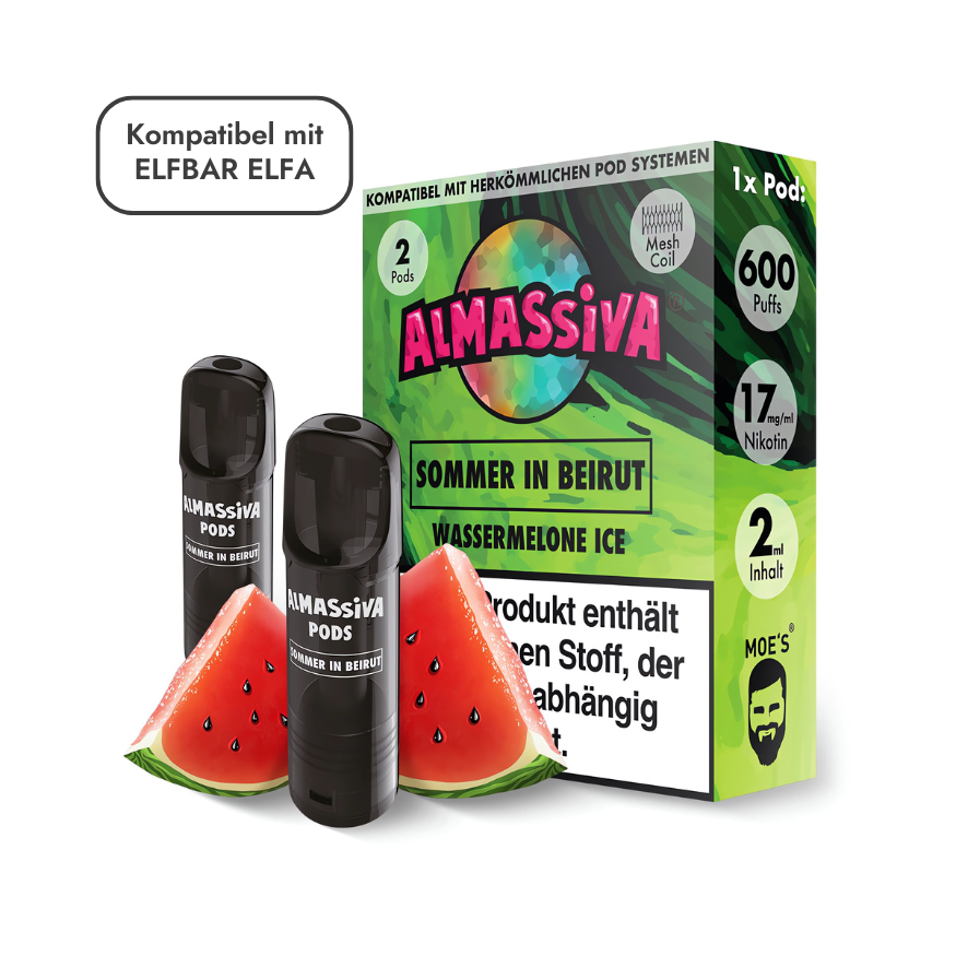 Al Massiva ELFA Pods - Sommer in Beirut | 2 Stück - Smoke & Co.