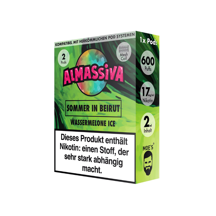 Al Massiva ELFA Pods - Sommer in Beirut | 2 Stück - Smoke & Co.