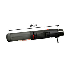 Stabfeuerzeug Turbo "M3 Black" | Sturmfeuerzeug mit Jetflamme