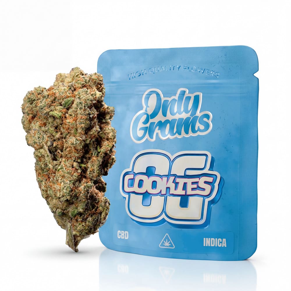OnlyGrams OG Cookies CBD Aromablüten 17 Prozent 1g Produktbild