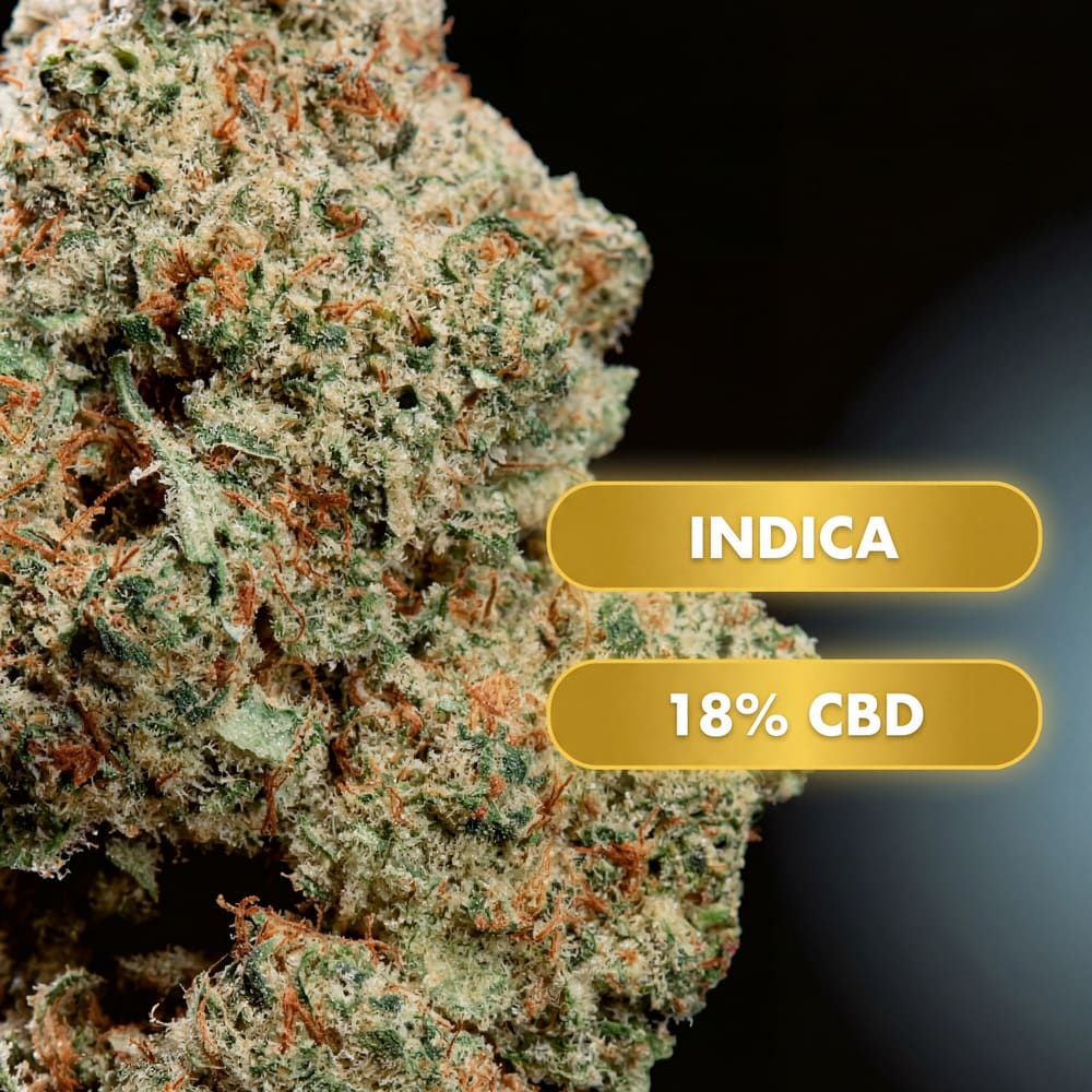 OnlyGrams The White CBD Aromablüten 18 Prozent 1g Nahaufnahme