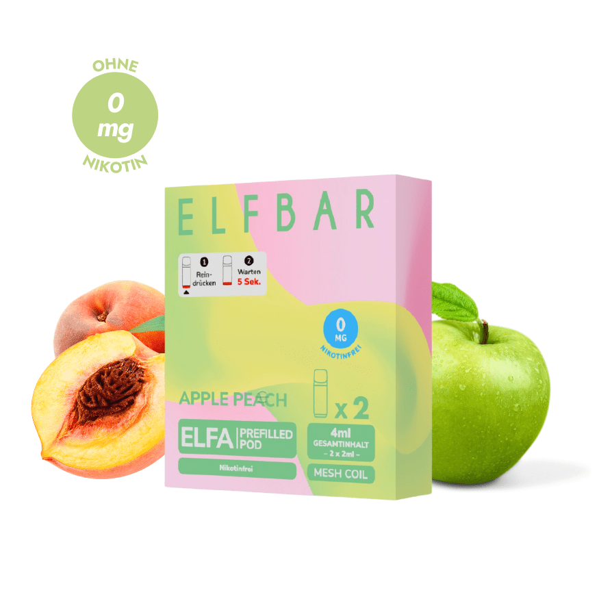 ELFA Pods | Nikotinfrei - Apple Peach (2 Stück) - Smoke & Co.