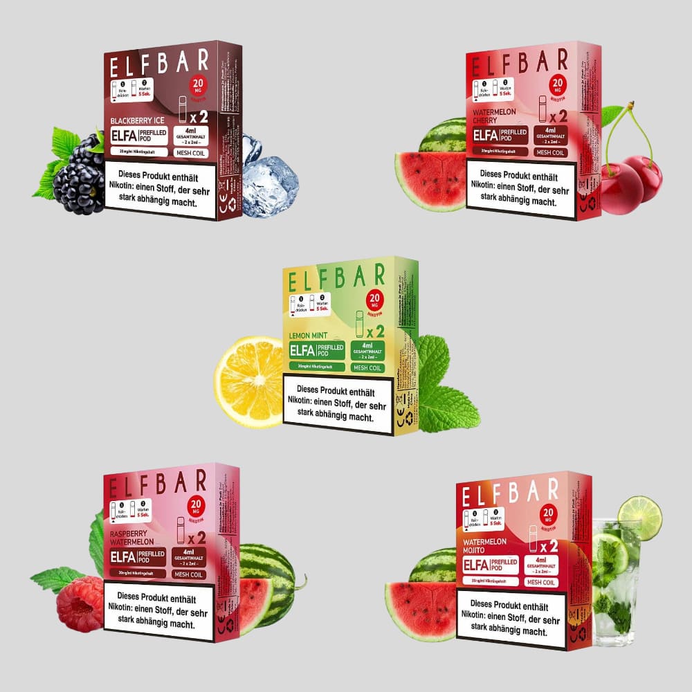 ELFA Pods - Probierpaket #2 (5 Sorten)