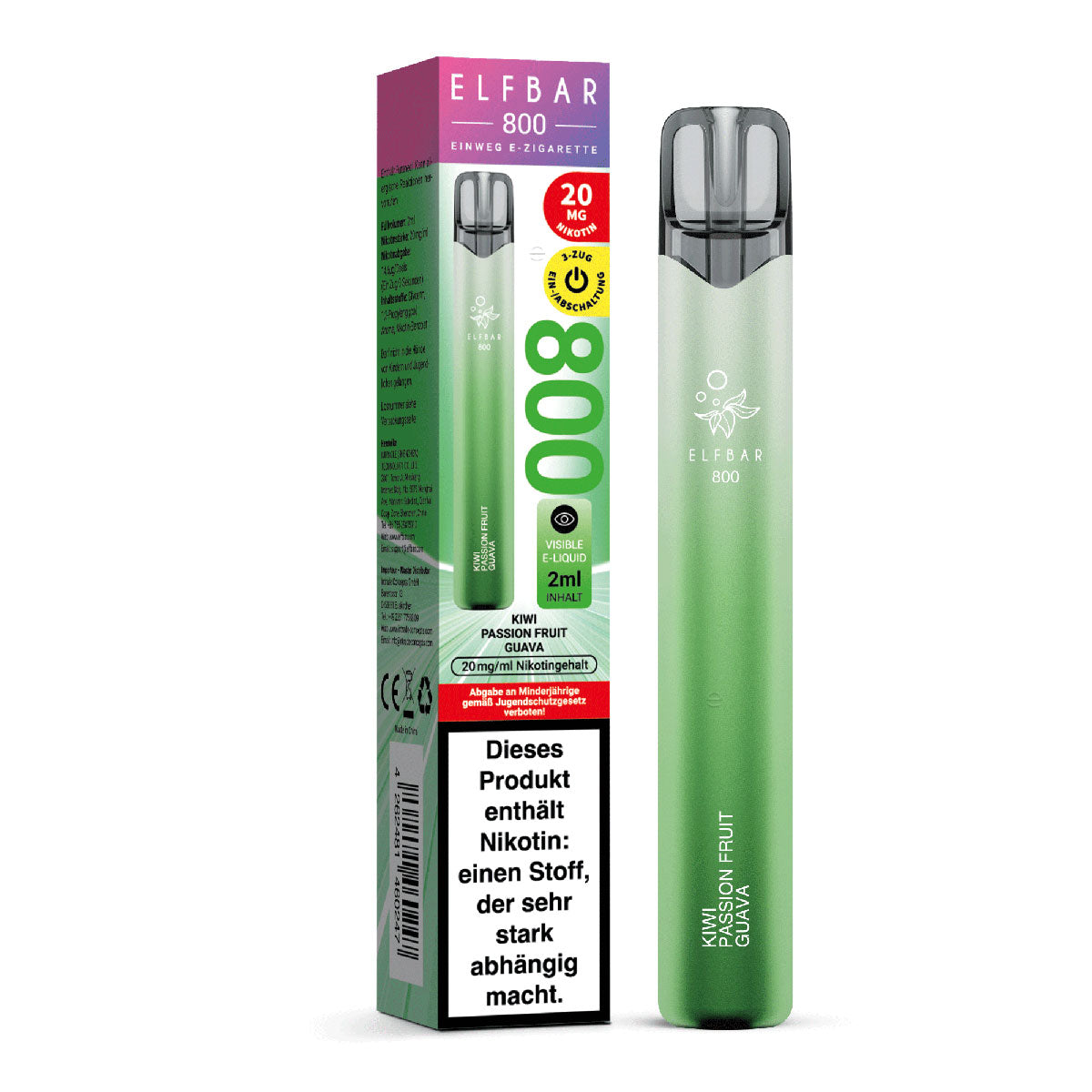 Elfbar 800 | Kiwi Passionfruit Guava