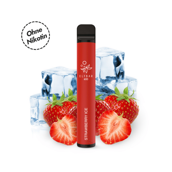 Elfbar 600 - Strawberry Ice - ohne Nikotin