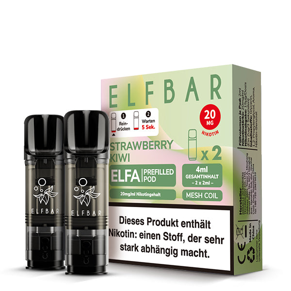 Elfbar ELFA Pods - Strawberry Kiwi (2 Stück)