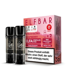 Elfbar ELFA Pods Strawberry Raspberry | 2er Pack (Erdbeere Himbeere)