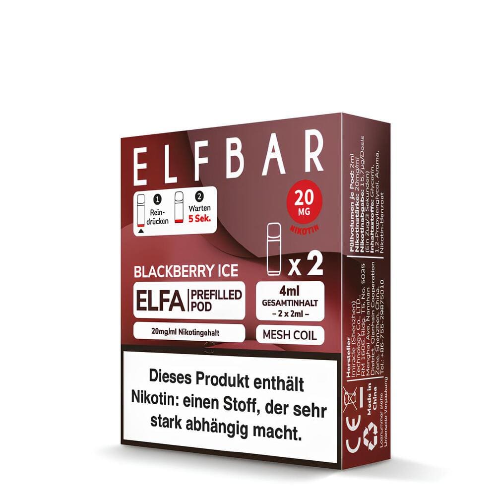 Elfbar ELFA Pods Blackberry Ice | 2er Pack