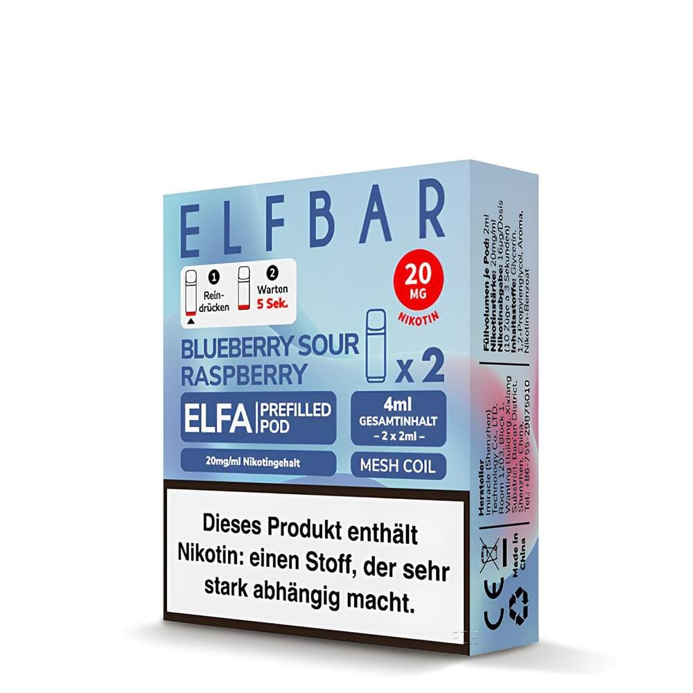 Elfbar ELFA Pods - Blueberry Sour Raspberry (2 Stück)