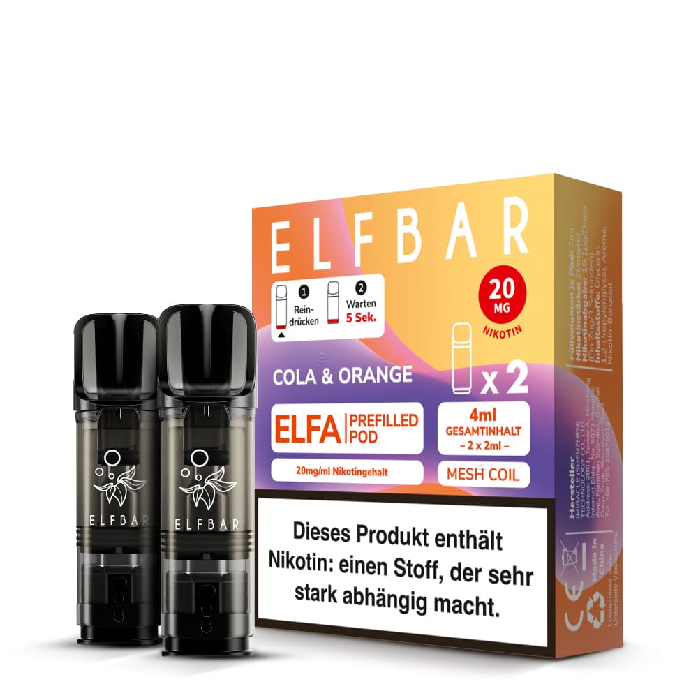 ELFA Pods - Cola Orange (2 Stück)
