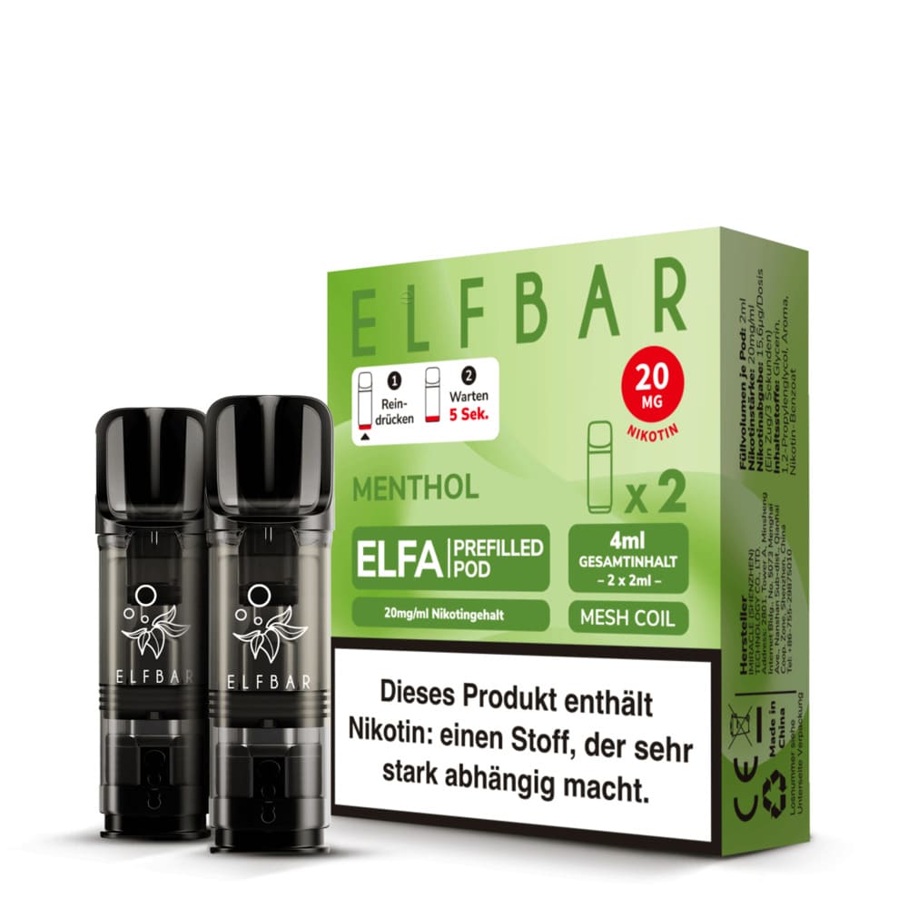 Elfbar ELFA Pods - Menthol (2 Stück)