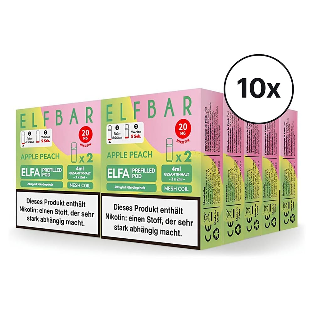 Elfbar ELFA Pods - Apple Peach | Spar-Bundle