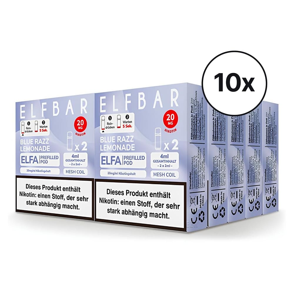 Elfbar ELFA Pods - Blue Razz Lemonade | Spar-Bundle