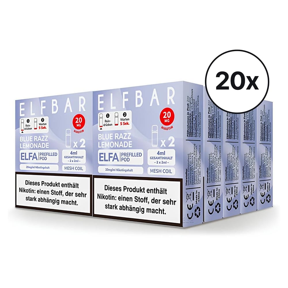 Elfbar ELFA Pods - Blue Razz Lemonade | Spar-Bundle