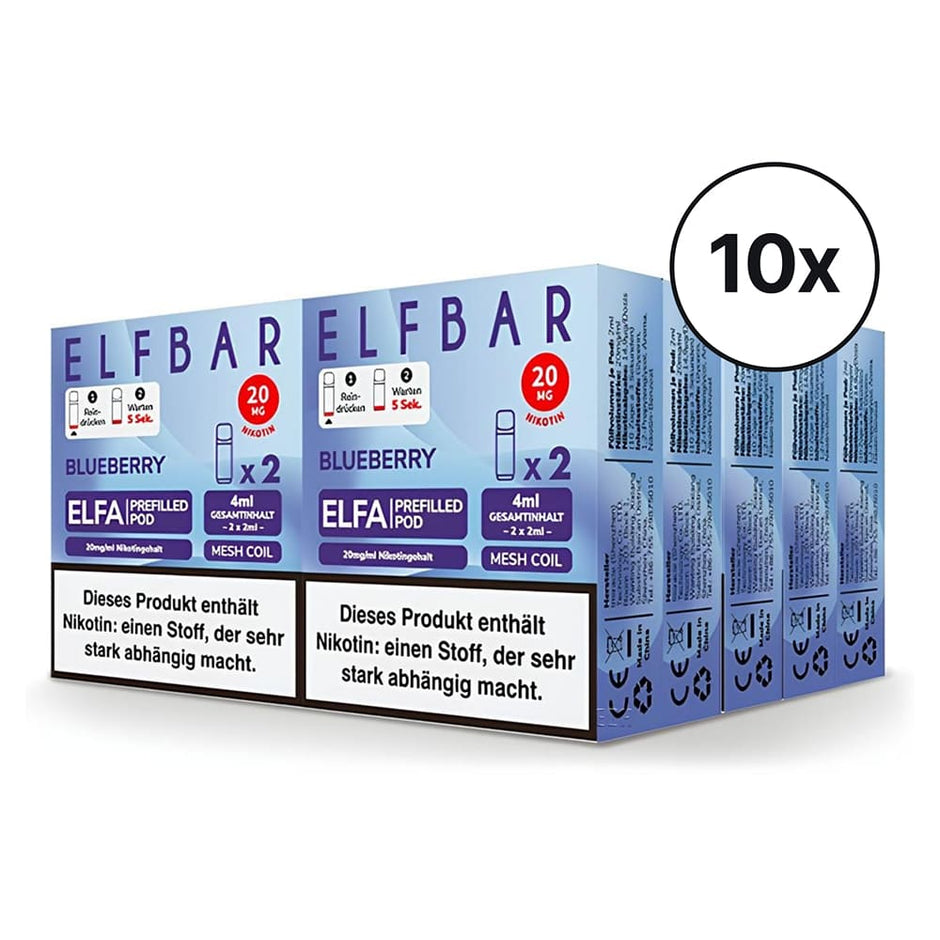 ELFA Pods Spar-Bundle 10er Pack (20 Pods) 20mg | Smoke & Co. ELFA Pods Spar-Bundle 10er Pack (20 Pods) 20mg | Smoke & Co.
