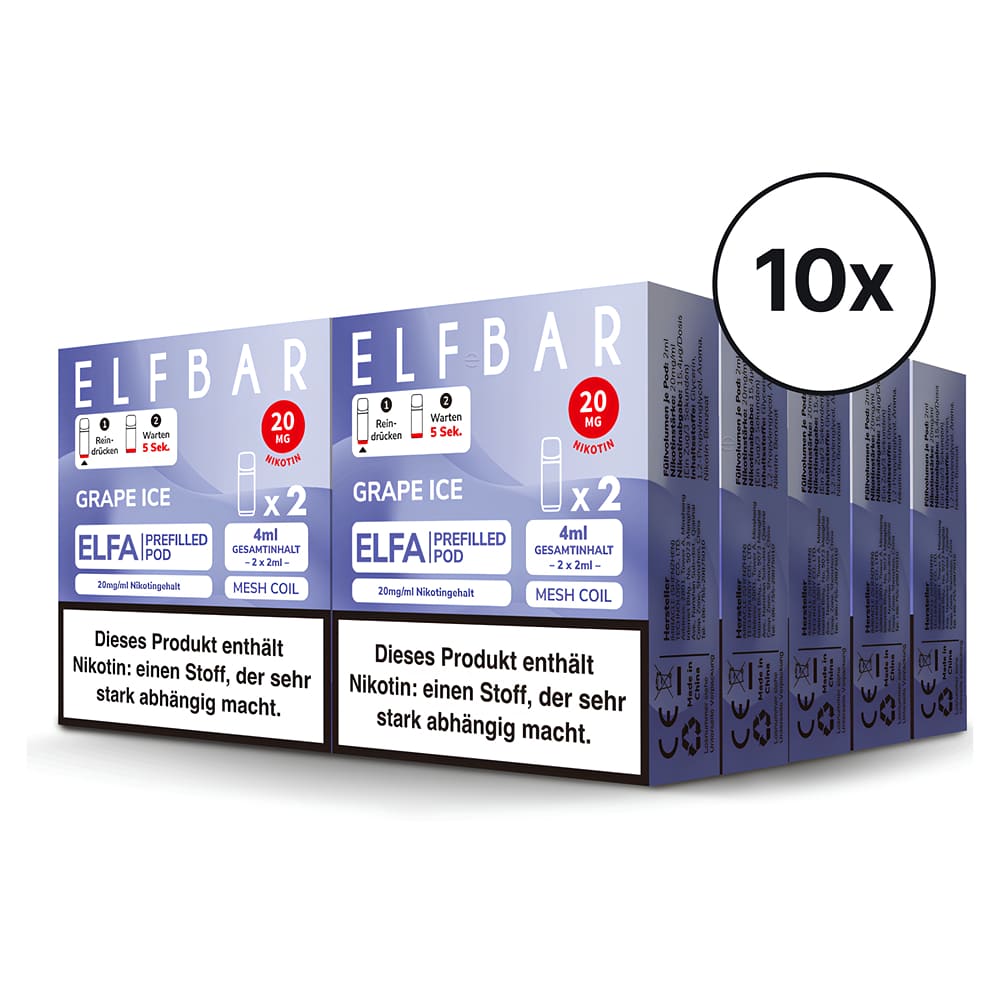 Elfbar ELFA Pods - Grape Ice | Spar-Bundle