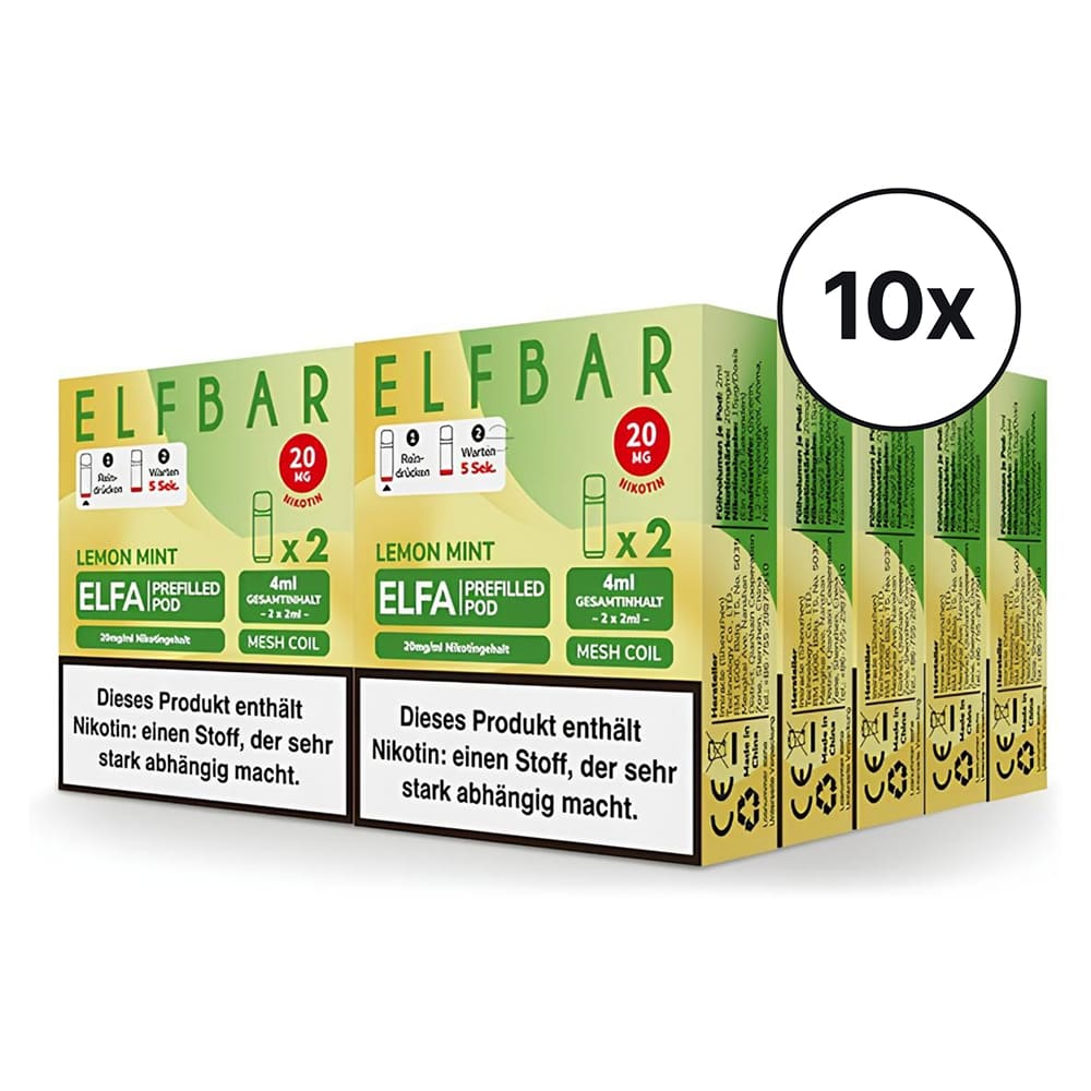 Elfbar ELFA Pods - Lemon Mint | Spar-Bundle