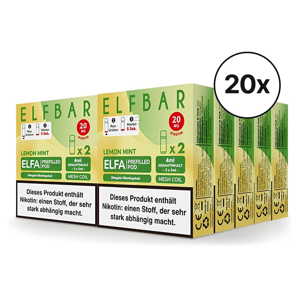 Elfbar ELFA Pods - Lemon Mint | Spar-Bundle
