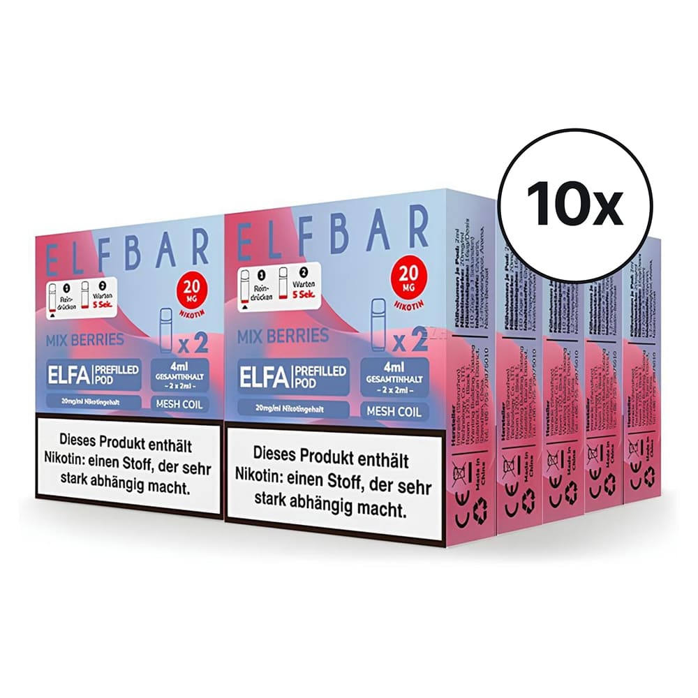 Elfbar ELFA Pods - Mix Berries | Spar-Bundle