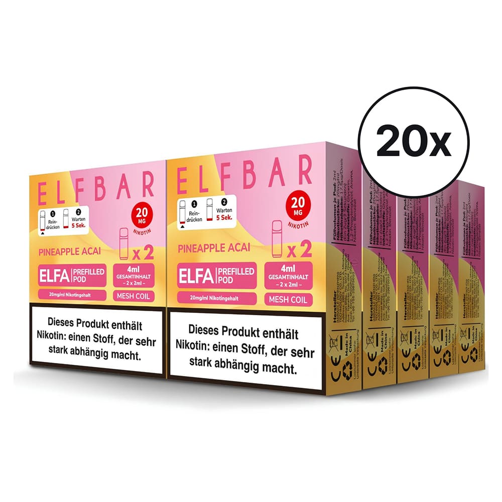 Elfbar ELFA Pods - Pineapple Acai | Spar-Bundle