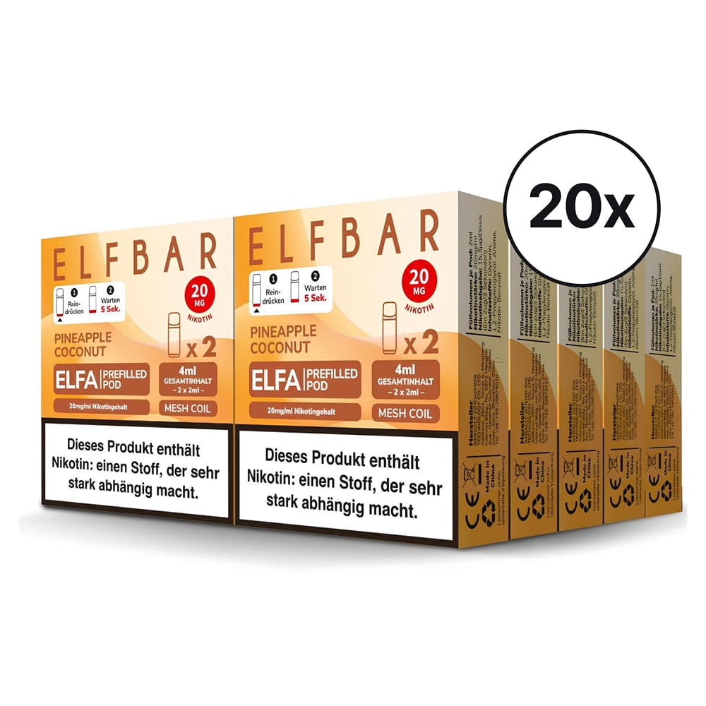 Elfbar ELFA Pods - Pineapple Coconut | Spar-Bundle